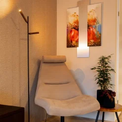 Hot Straluma Vloerlamp Flute 2L zwart/brons 2xpushdim dtw