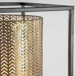 New Straluma Vloerlamp Frame zwart/goud