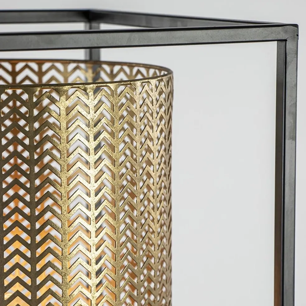 New Straluma Vloerlamp Frame zwart/goud
