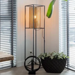 New Straluma Vloerlamp Frame zwart/goud