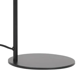 New Straluma Vloerlamp Lekar zwart met smoke glas
