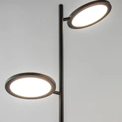 Shop Straluma Vloerlamp 2-lichts zwart inclusief 3-standen dimbaar LED