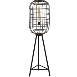 Cheap Straluma Vloerlamp oud-brons zwart kooi