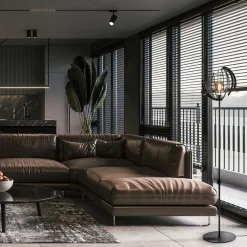 Best Straluma Vloerlamp Terra 175 cm zwart