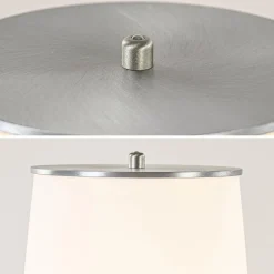 Online Straluma Vloerlamp Terra nikkel/wit glas dtw