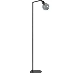 Shop Straluma Vloerlamp Tube zwart basic met verstelbare pendel