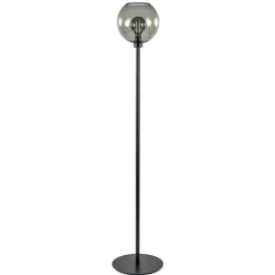 Flash Sale Straluma Vloerlamp zwart met smoke glazen kap