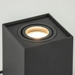 Outlet Straluma Vloerspot Rebel vierkant 12.5cm zwart