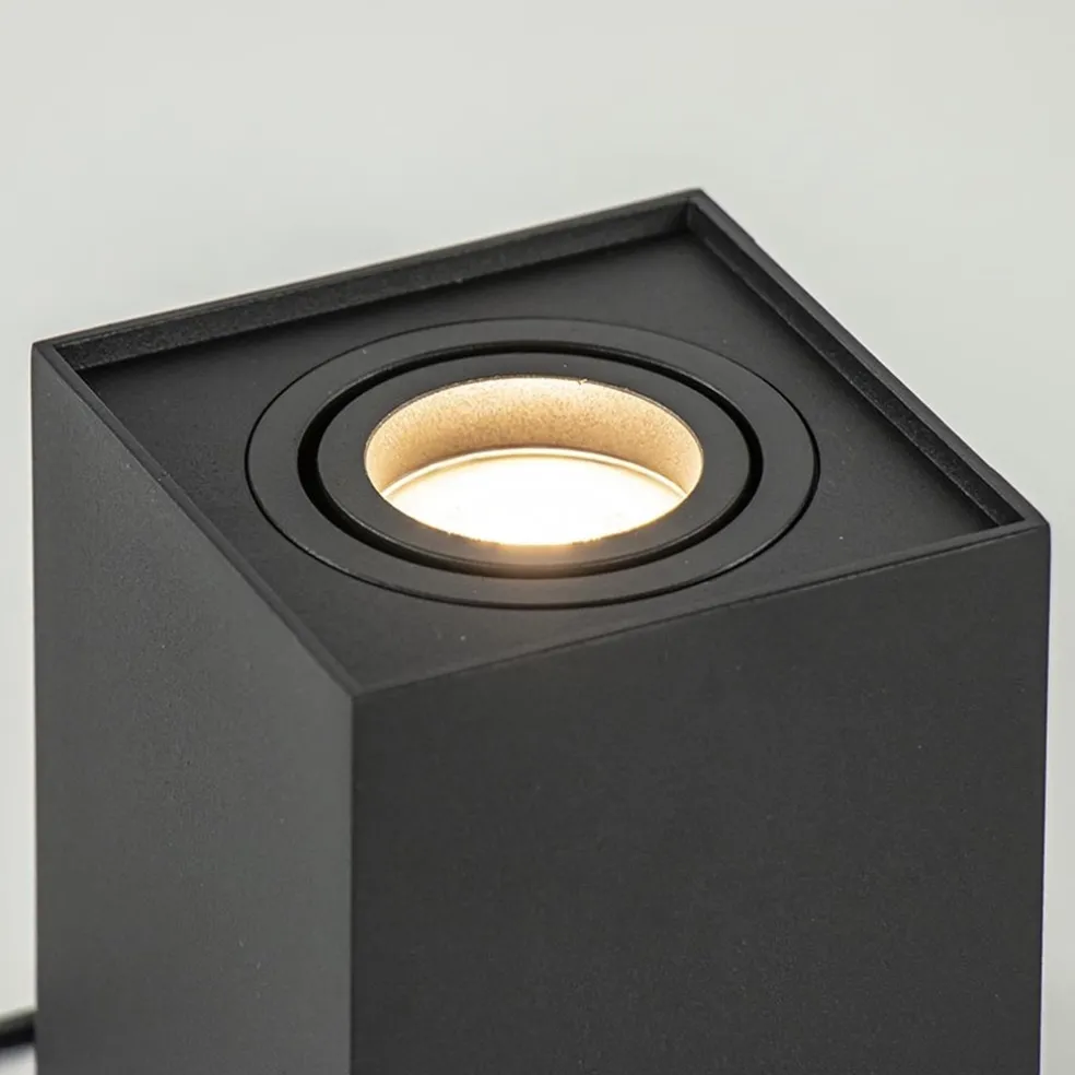 Outlet Straluma Vloerspot Rebel vierkant 12.5cm zwart