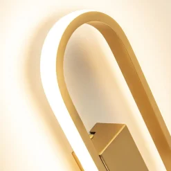 Flash Sale Straluma Wandlamp Anello ovaal matgoud 2700k dim.