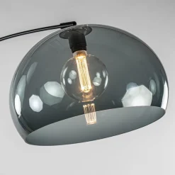 Hot Straluma Wandlamp boog met smoke plexibol kap