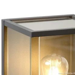 Online Straluma Wandlamp buiten antraciet/glas IP54
