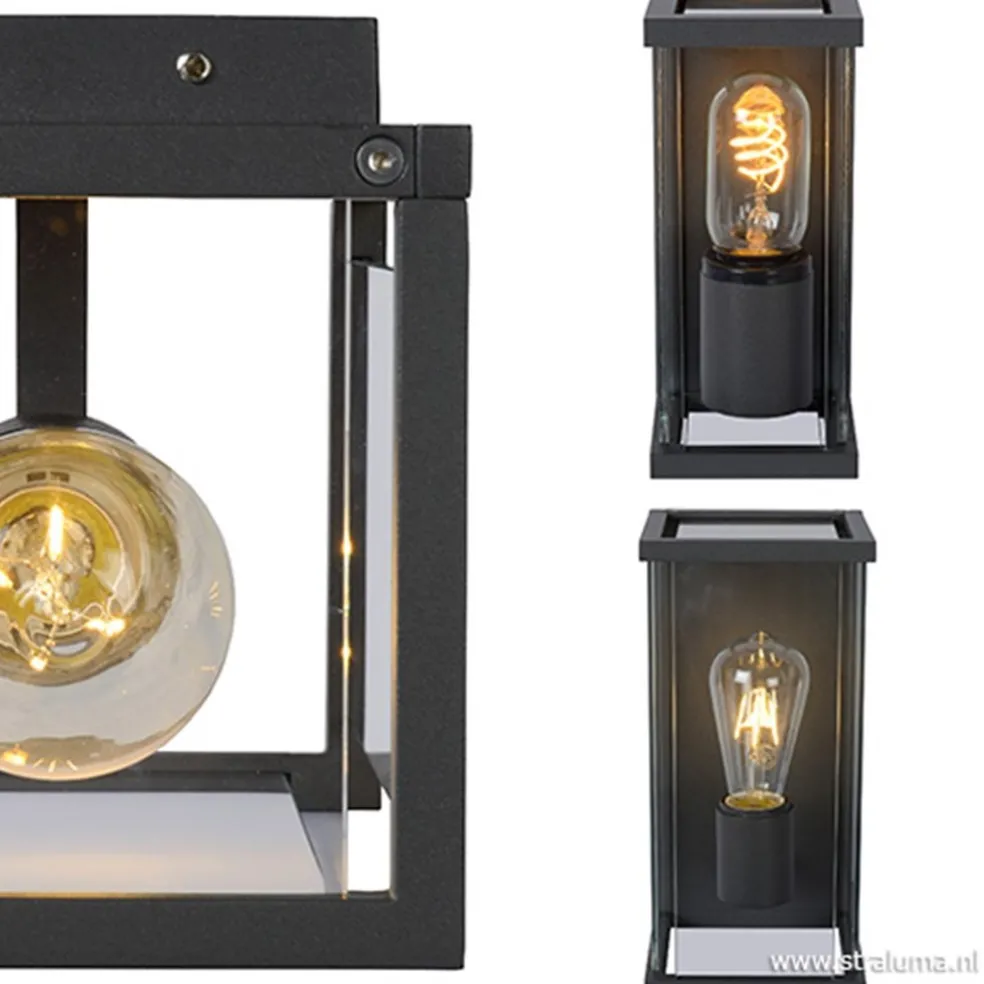 Cheap Straluma Wandlamp buiten antraciet/glas IP54