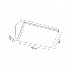 Cheap Straluma Wandlamp buiten antraciet