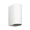 Cheap Straluma Wandlamp buiten up+down wit IP54