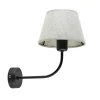 New Straluma Wandlamp Chicago zwart/zandkleur kap