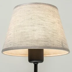 New Straluma Wandlamp Chicago zwart/zandkleur kap