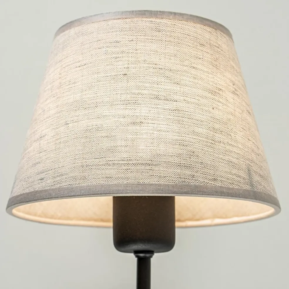 New Straluma Wandlamp Chicago zwart/zandkleur kap