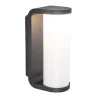 Clearance Straluma Wandlamp cilinder buiten grijs IP44 inclusief LED