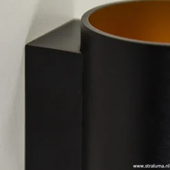 Sale Straluma Wandlamp cilinder zwart/goud