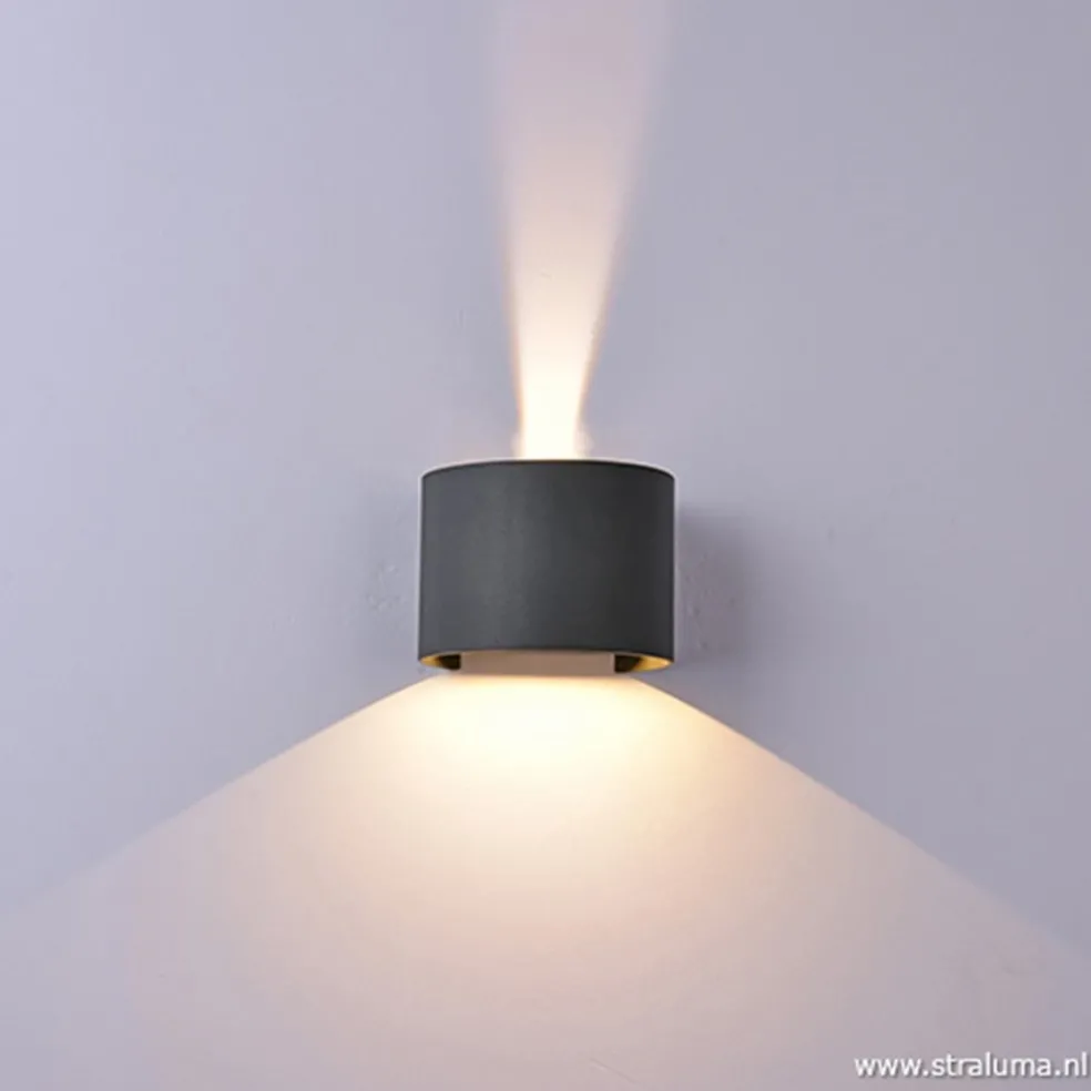 Flash Sale Straluma Wandlamp Davos verstelbaar antraciet IP54