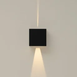 Discount Straluma Wandlamp Davos XL zwart IP65