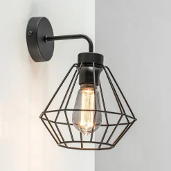 Flash Sale Straluma Wandlamp draadkorf zwart
