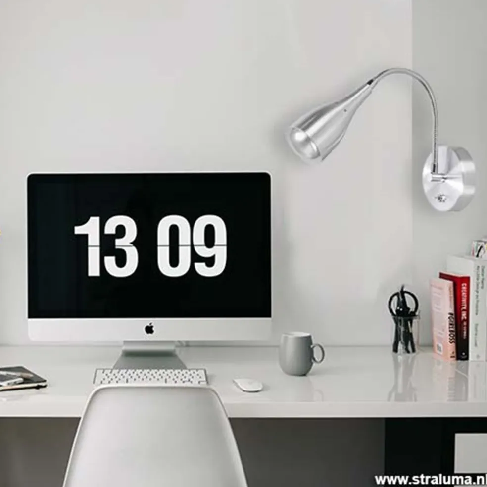 New Straluma Wandlamp Elite aluminium strak modern