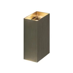 Store Straluma Wandlamp Eros rechthoek brons