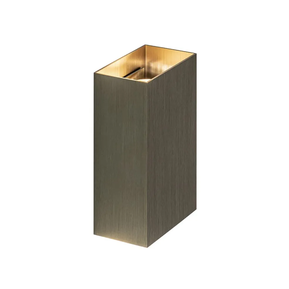 Store Straluma Wandlamp Eros rechthoek brons