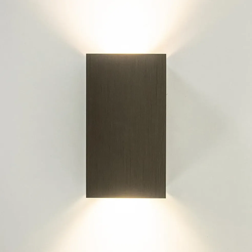 Store Straluma Wandlamp Eros rechthoek brons