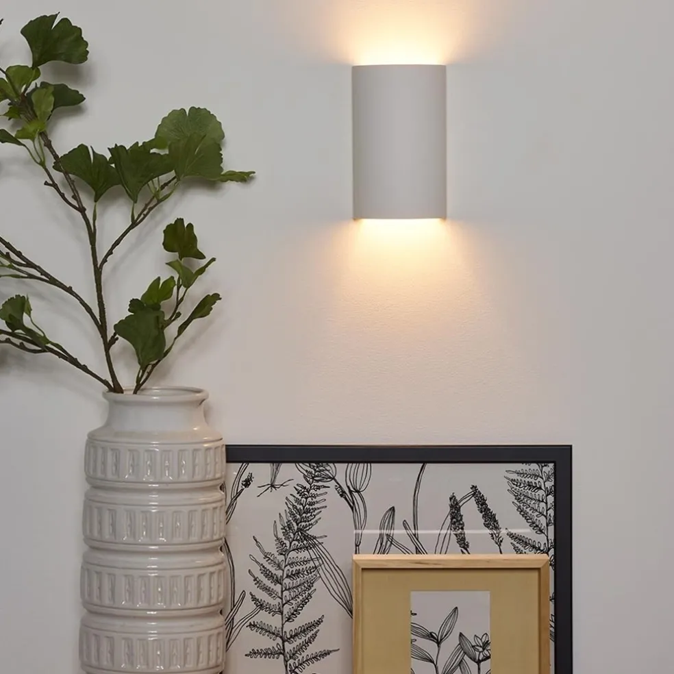 Best Straluma Wandlamp gips halve koker G9