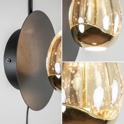 Clearance Straluma Wandlamp Golden Egg zwart/goud