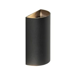 Cheap Straluma Wandlamp Hera afgerond zwart