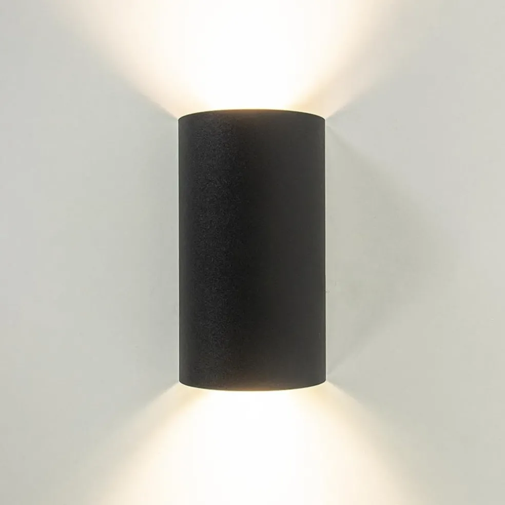 Cheap Straluma Wandlamp Hera afgerond zwart
