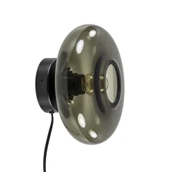 Cheap Straluma Wandlamp Hoseki zwart + smoke glas