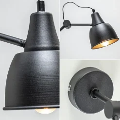Sale Straluma Wandlamp industrieel verstelbare arm zwart