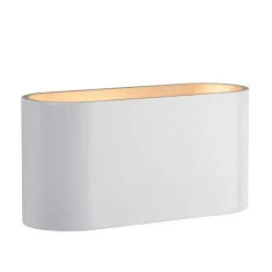 Online Straluma Wandlamp klein ovaal wit