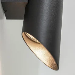Clearance Straluma Wandlamp koker smal up+down zwart