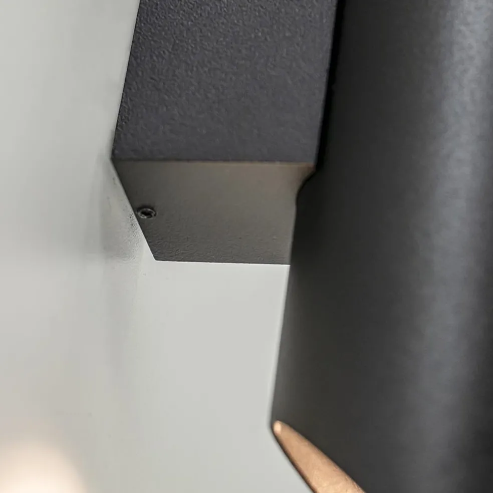 Clearance Straluma Wandlamp koker smal up+down zwart