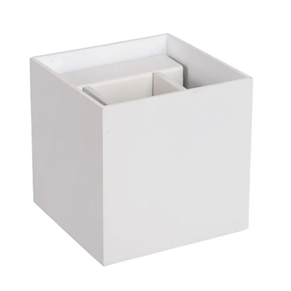 New Straluma Wandlamp kubus wit verstelbaar incl. led