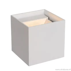 New Straluma Wandlamp kubus wit verstelbaar incl. led
