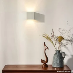 New Straluma Wandlamp kubus wit verstelbaar incl. led