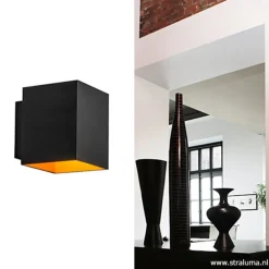 Flash Sale Straluma Wandlamp kubus zwart/goud