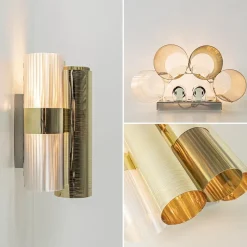 Fashion Straluma Wandlamp La Lollo goud