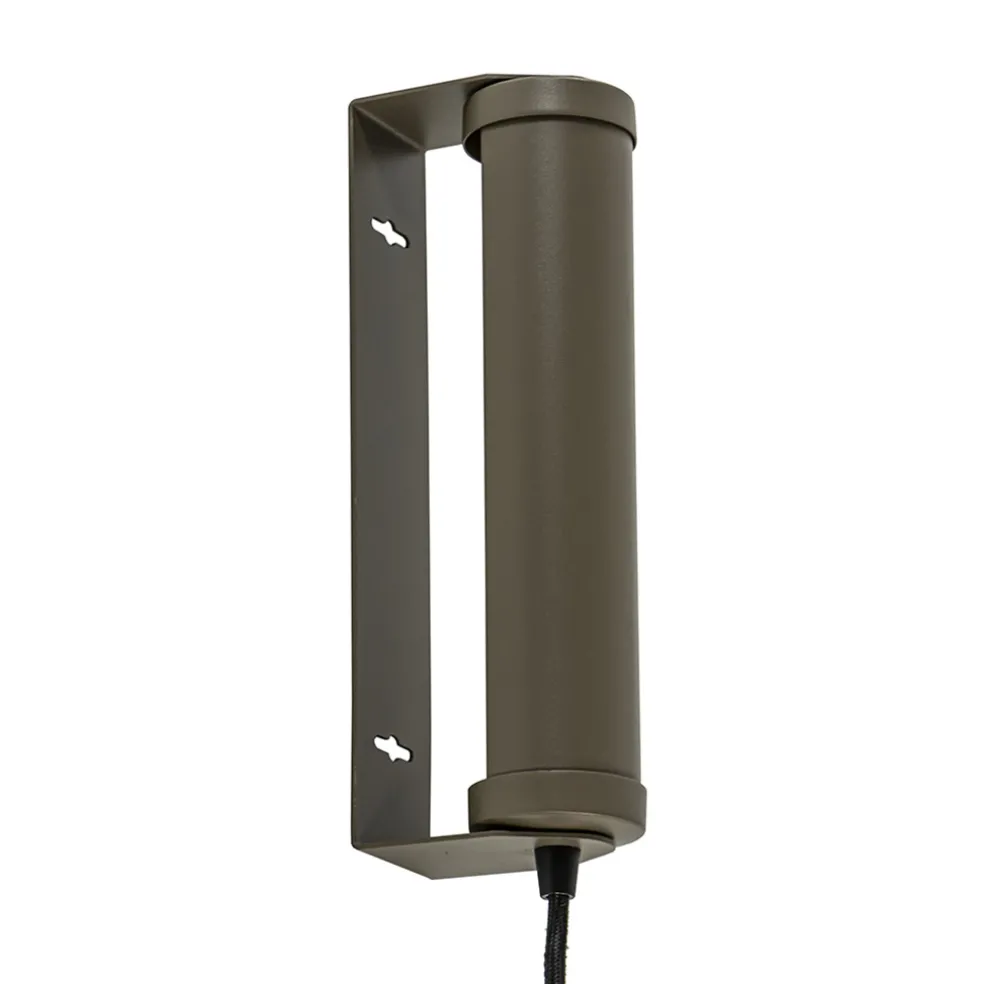 Best Straluma Wandlamp mat bruin met draaibare kap