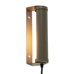 Best Straluma Wandlamp mat bruin met draaibare kap
