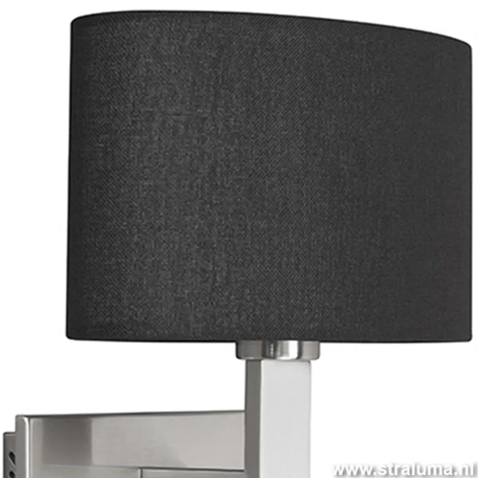Discount Straluma Wandlamp New Oval kap zwart led