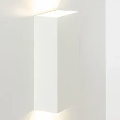 Sale Straluma Wandlamp rechthoek wit up+down GU10