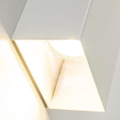 Sale Straluma Wandlamp rechthoek wit up+down GU10